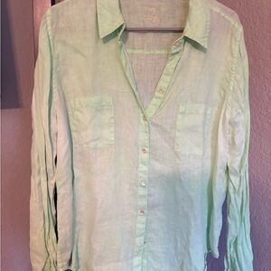 Lilly Pulitzer Mint Green Blouse